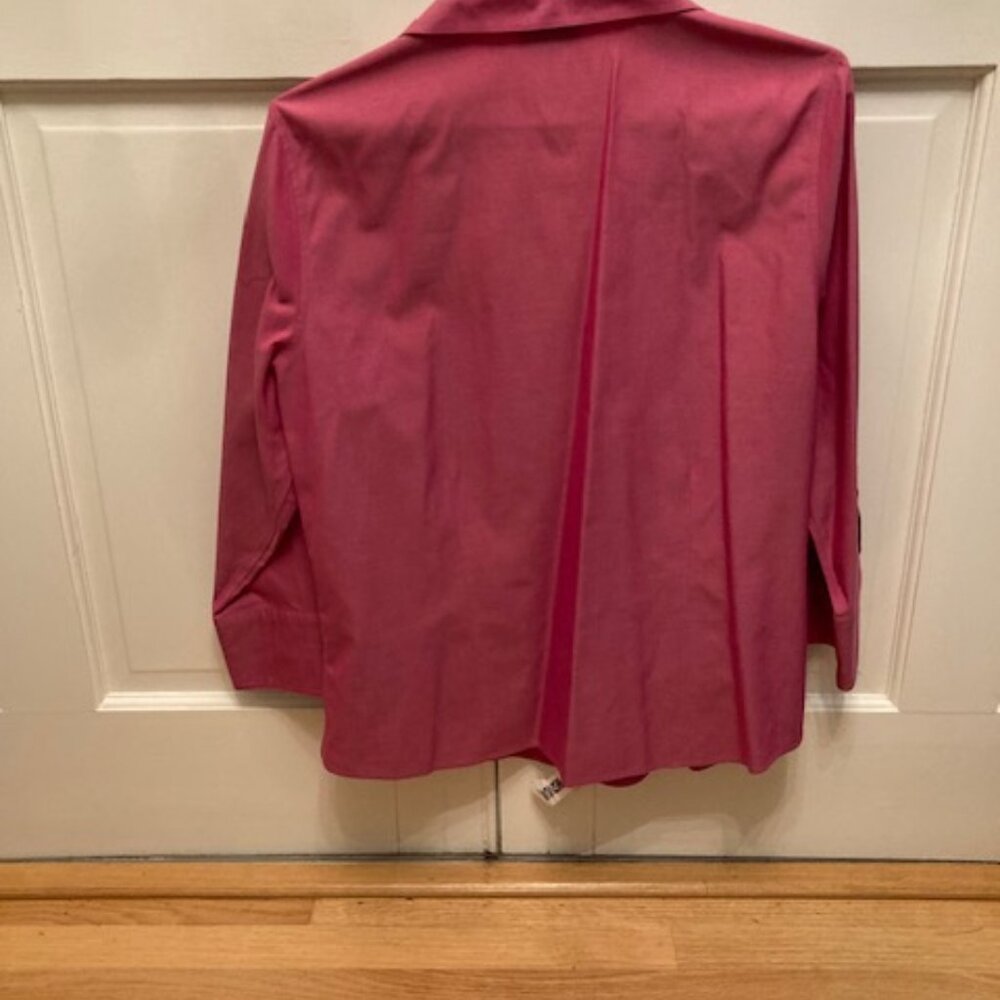 Magenta (seems irredescent ) Cold Water Creek Blouse XL